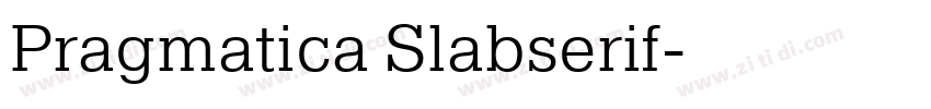 Pragmatica Slabserif字体转换 Pragmatica Slabserif字体转换